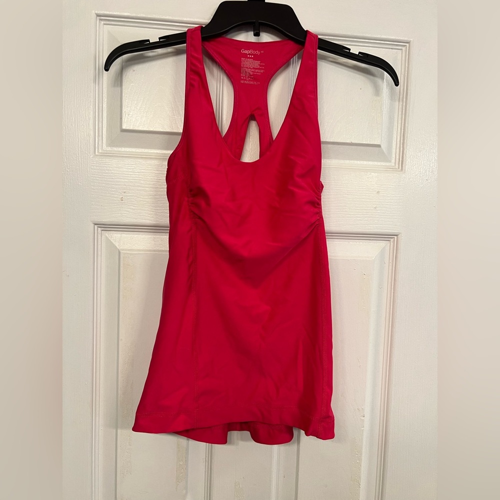 Gap Body Pink Racerback Workout Tank Top Size XS